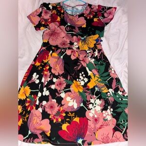 LuLaRoe Amelia Multicolor Floral Dress